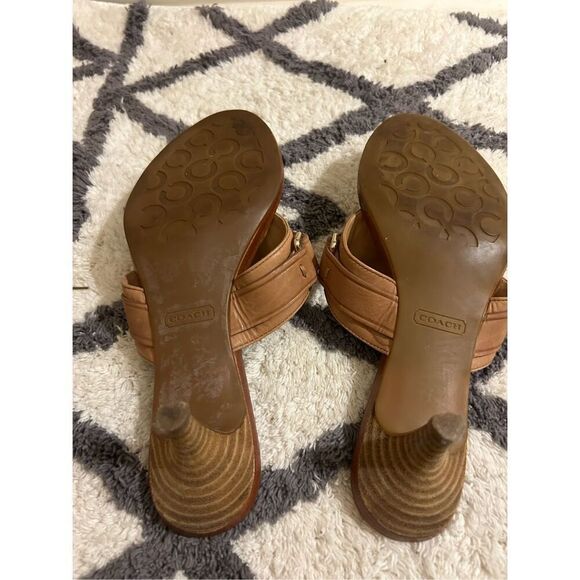 Coach Alberta mule sandals size 6 slip on Y2K - Picture 3 of 5